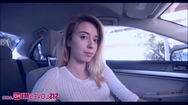 slut fucked in car